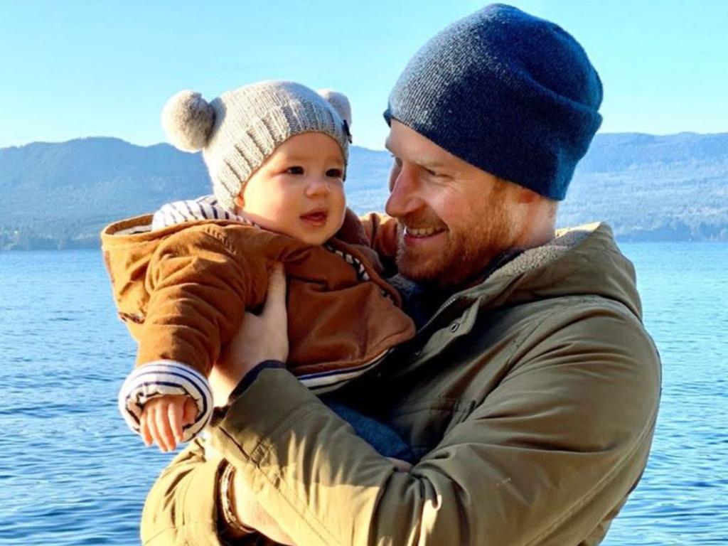 Prince Harry and baby Archie in Canada. Picture: Instagram