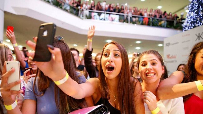 Khloe drew thousands of her fans to Westfield Parramatta. Picture: Facebook