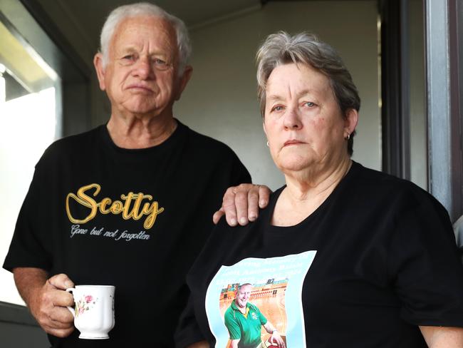 Erwin and Diane Balsar lost their son Scott in January allegedly due to a drunk speeding driver. Picture: Jane Dempster