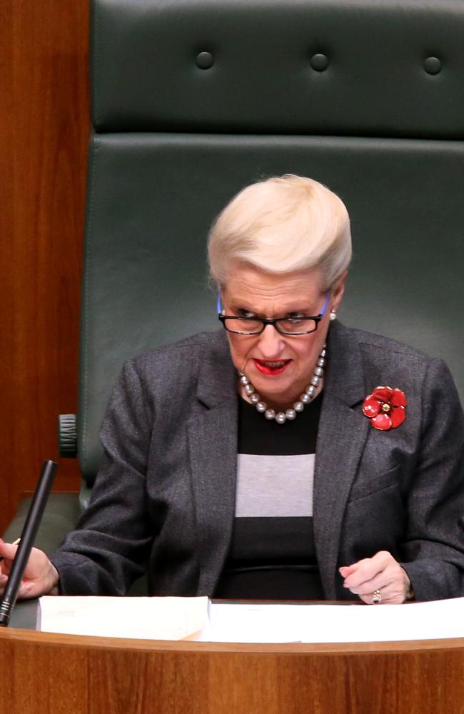 Bronwyn Bishop certainly has a “don’t mess with me” attitude in Parliament.