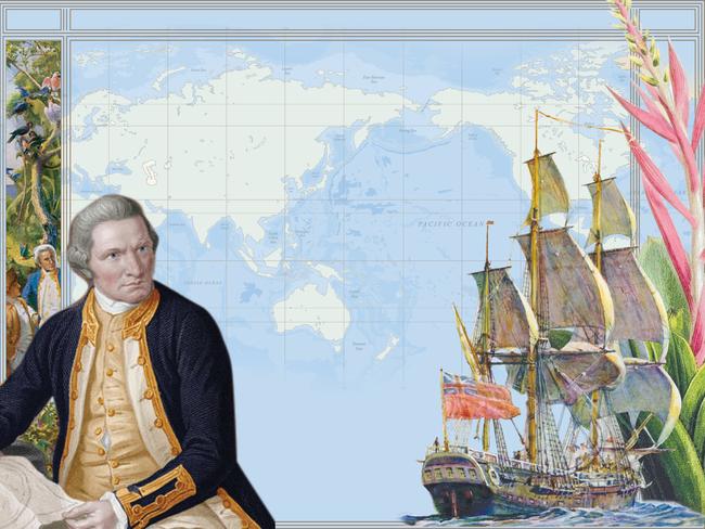 Captain Cook Pacific voyage hero