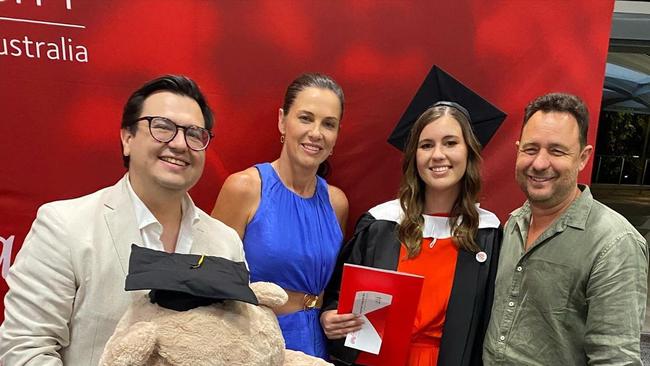 Ms Higgins thanked her lecturers, professional mentors and ‘and even the local MP office who gave me my first real shot in politics’ after graduating. Picture Instagram