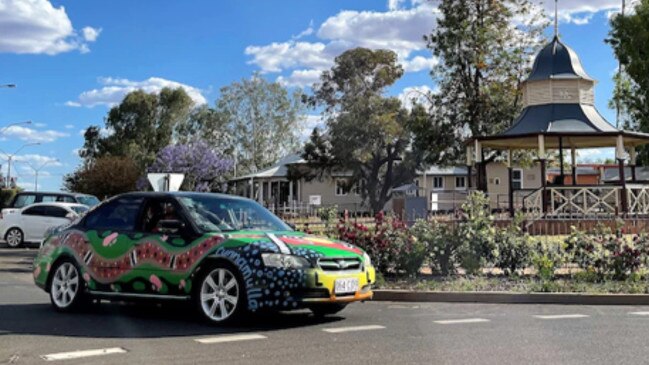 The Cunnamulla Blue Light Association was able to buy their vehicle with a grant from the Regional Arts Development Fund.