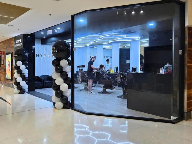 Hyp3 Barbers opened at the Townsville Shopping Centre in early November. Picture: Supplied.