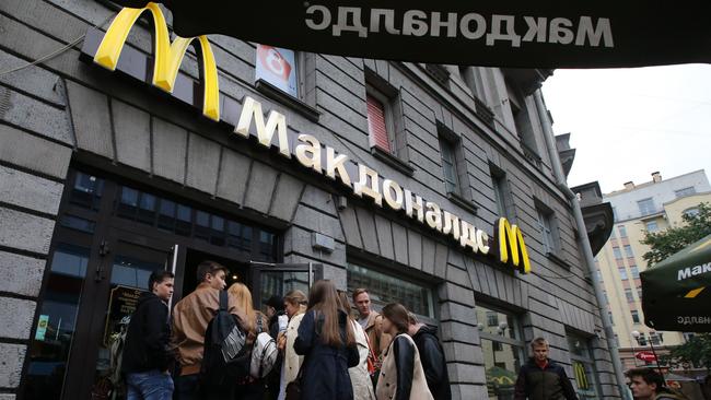 McDonald’s had previously designated Russia a ‘high-growth market.’ Picture: Kovalev Peter/Zuma Press