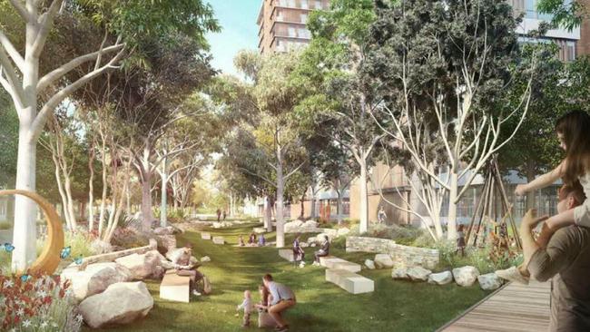 Artist's impression of what the old Panasonic site in Penrith could look like in the future. Preliminary works on the site have been given a 