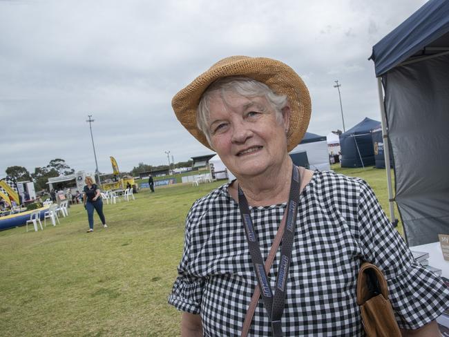 Retiring councillor Anne Young enjoy her day at the 2024 Swan Hill Show Picture: Noel Fisher.