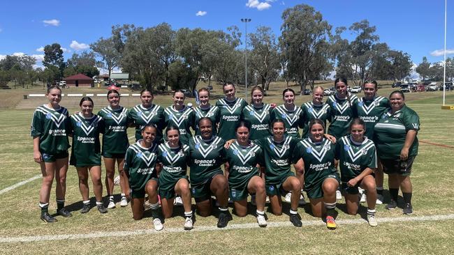 The Western Rams Lisa Fiaola Cup 2024 side following a trial match. Picture: Western Rams Facebook