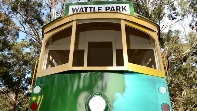 Children can play on Wattle Park's W-class trams.