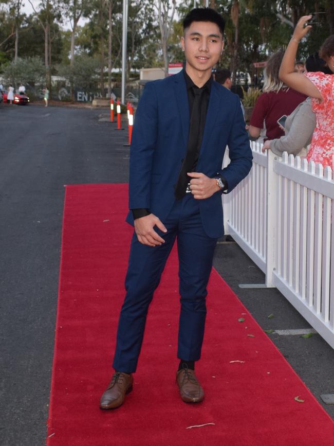 Hoang Do at the North Rockhampton High School Formal 2023.