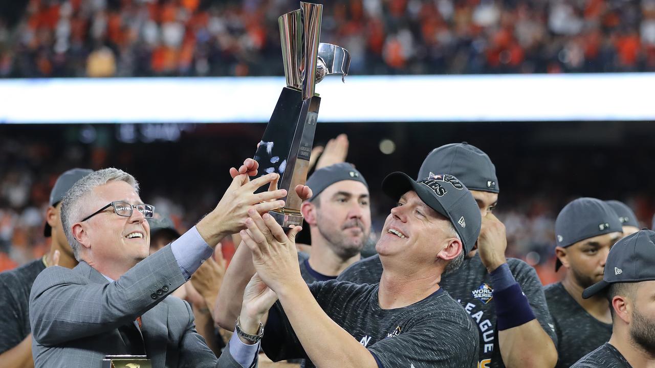 The Astros took the American Leaguer title with a series win over the Yankees.