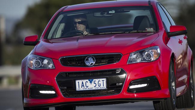 An upset to Ford ... the Holden Commodore SV6 Storm.