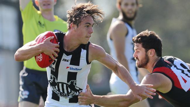 Father-son Callum Brown will make his AFL debut. Picture: Michael Klein