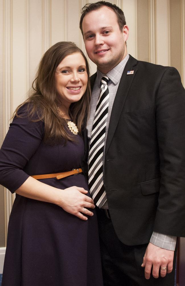 Josh Duggar’s wife Anna stood by him during the trial. Picture: Getty Images.