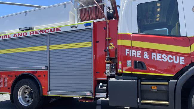 The Queensland Fire Department is investigating a house fire in Woombye this morning. Picture: Alison Paterson