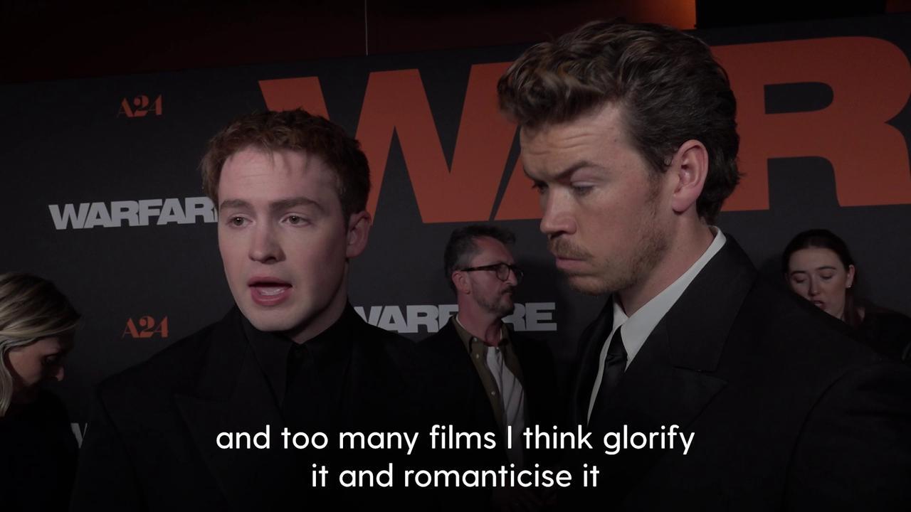 Stars of Warfare say films must not romanticise conflict