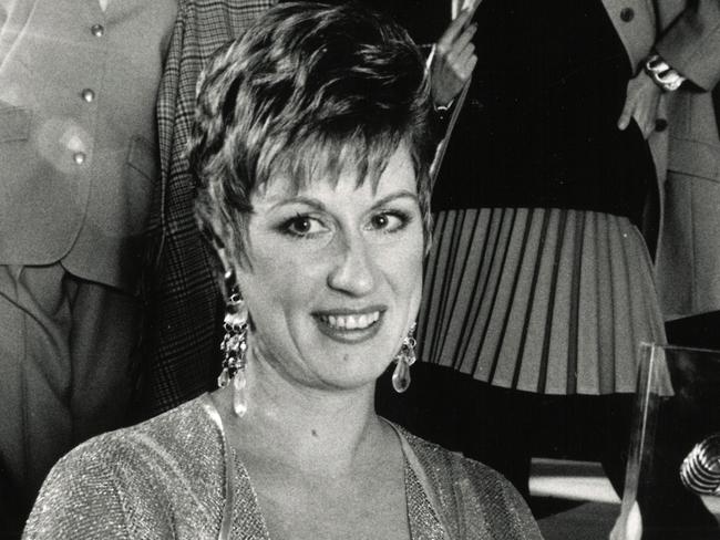 1990. Fashion designer Perri Cutten.