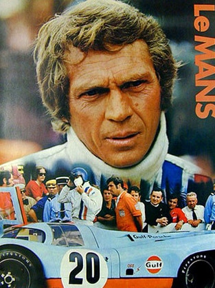 A promotion fort the 1971 film, Le Mans.