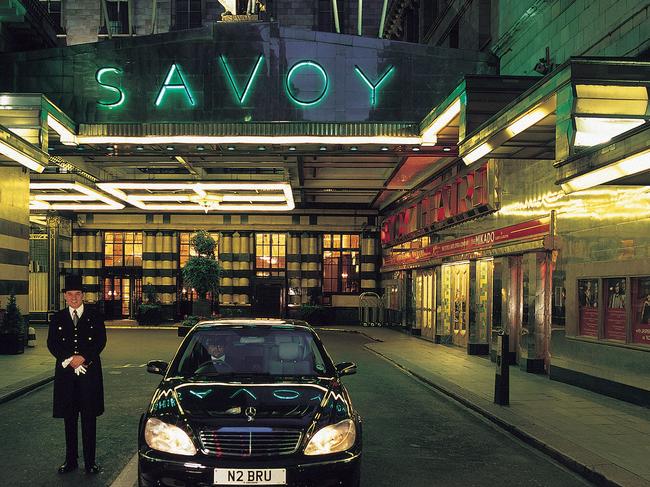 The Savoy Hotel in London is home to one of the city’s best restaurants. Picture: Supplied