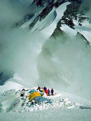 The expedition that found the body of George Mallory. Picture: Eric Simonson