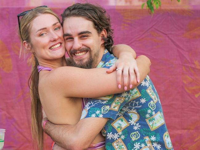 Nikki Glennon and Will York at BASS IN THE GRASS 2022 Picture: Glenn Campbell