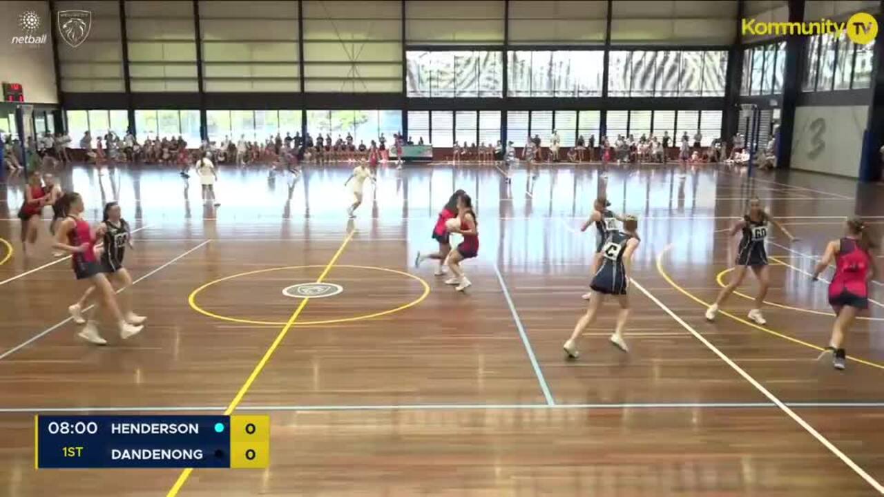 Replay: Henderson v Dandenong Valley (15&U Prelim Final)—2025 Netball Victoria State Titles Day 3