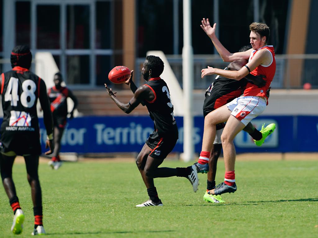 Dion Munkara against Waratah earlier in the season. Picture: File.