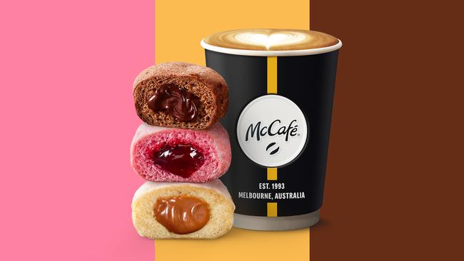 First launched in Spain, Maccas are bringing McPops to Aussie McCafés. Picture: Supplied