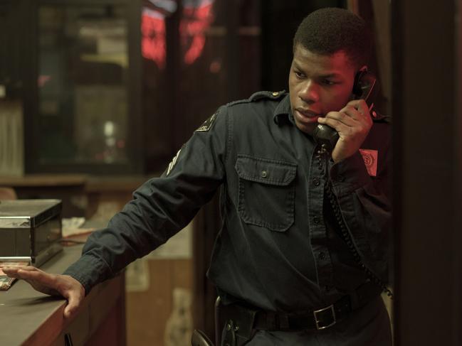 Actor John Boyega in a scene from Detroit.