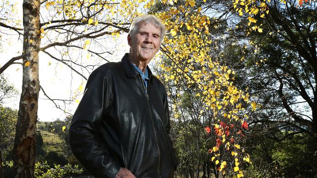 Peter Cundall in his garden at Rosevears. Picture: Chris Kidd