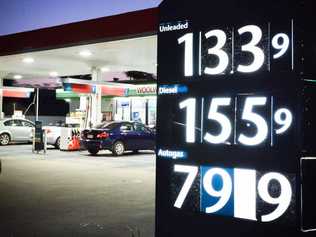 STAYING LOW: The Caltex service station on Aerodrome Rd, Maroochydore was selling unleaded petrol at 133.9 cents per litre last night. Picture: Patrick Woods