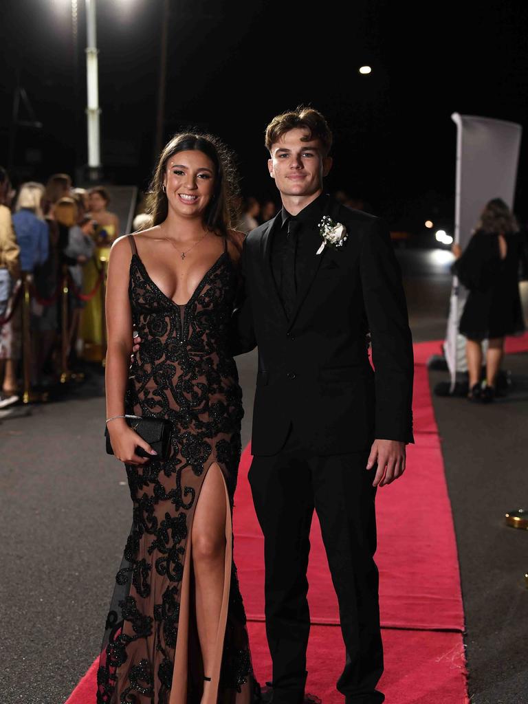 Brayden Lethborg &amp; Amelia Davis at Xavier Catholic College year 12 formals. Picture: Patrick Woods.