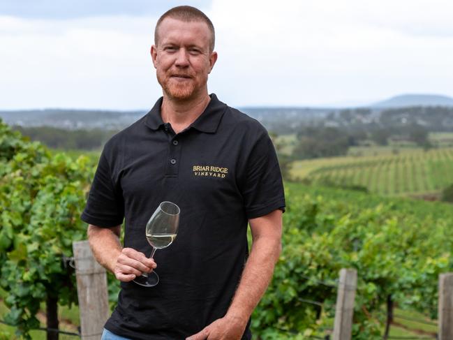 Andrew Duff, winemaker at Briar Ridge Vineyard, Hunter Valley.