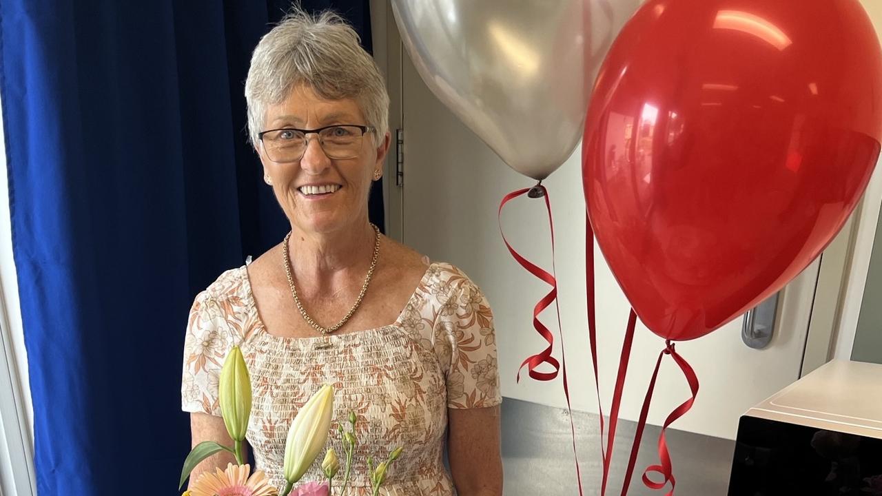 Rhonda McBow celebrated almost 47-years with Ayr and Home Hill health services last week at her retirement party.