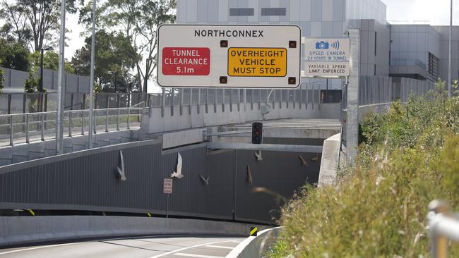 The on ramp at Pennant Hills Rd. Picture: NCA NewsWire/Christian Gilles