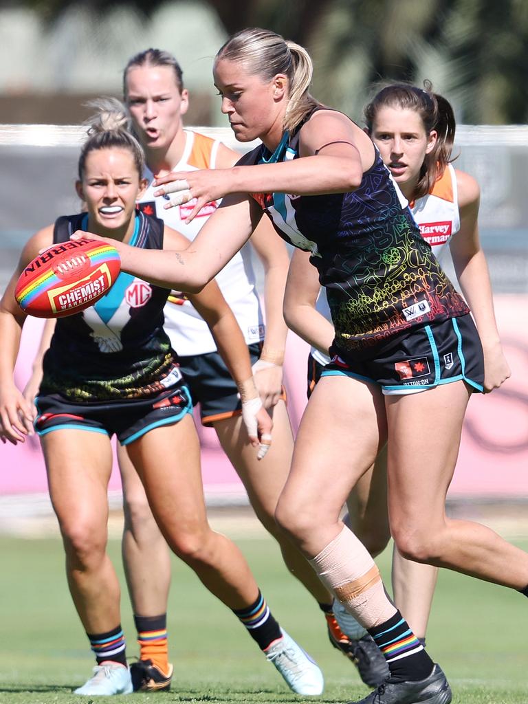 Matilda Scholz was, too, after sensational first year in the AFLW. Picture: Sarah Reed/AFL Photos