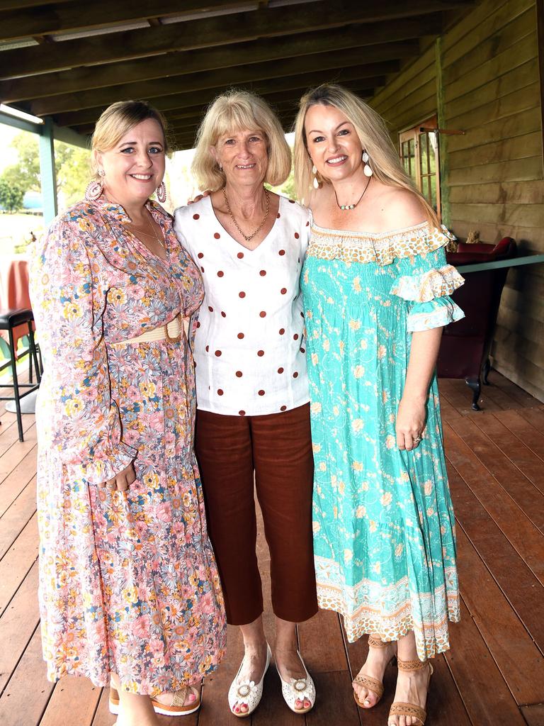 Trina Hartwig, Lynne Minnikin and Melissa Jones. Heritage Bank Toowoomba Royal Show. Sunday March 27, 2022