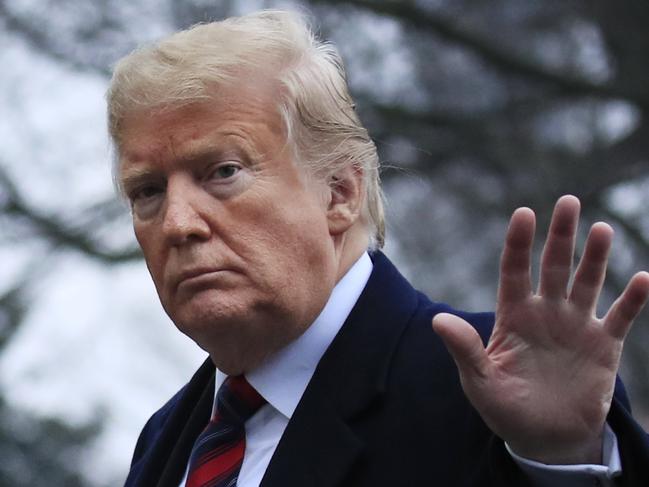 Donald Trump’s White House staff were ‘absolutely out of control’ at times, according to former communications aide Cliff Sims. Picture: AP Photo/Manuel Balce Ceneta