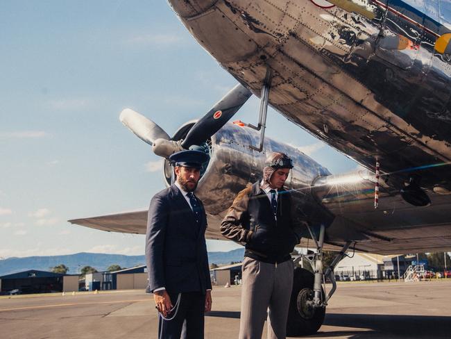 James Lyell and Hugo Gruzman from Flight Facilities are landing at the tennis. Pic: supplied