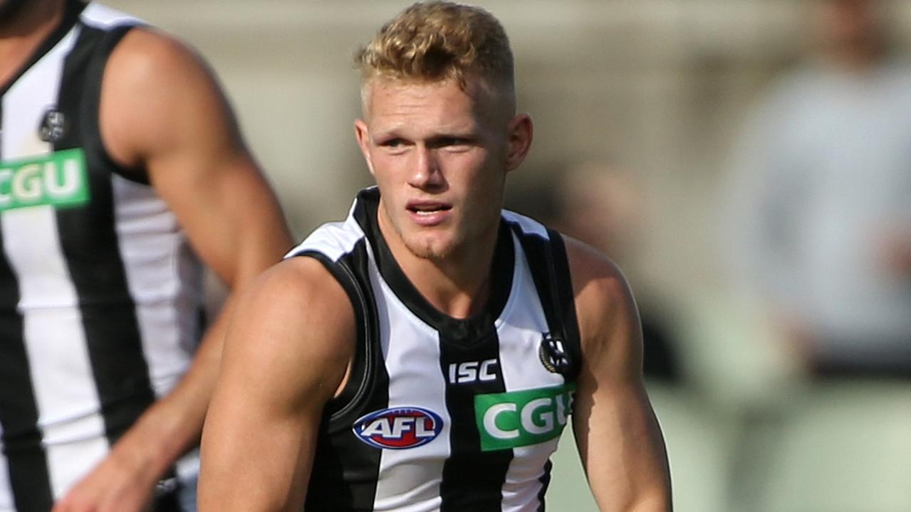 Adam Treloar is contracted to the Magpies until 2025. Picture: Getty Images