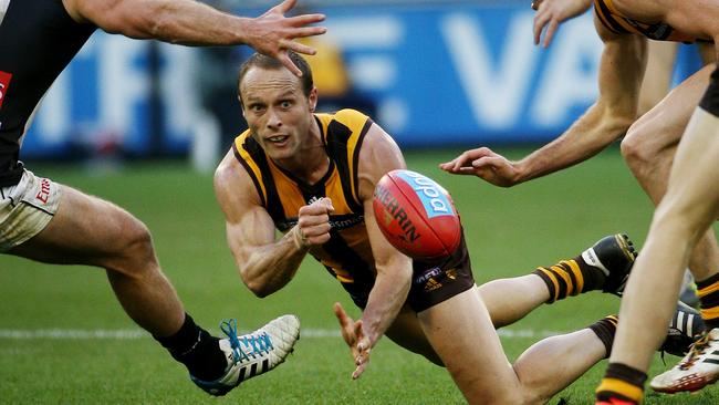 Brad Sewell was a fine player for Hawthorn. Picture: Colleen Petch