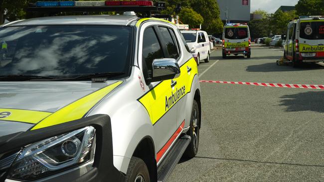 Paramedics respond to car and scooter collision on the Gold Coast. Picture: Archive.