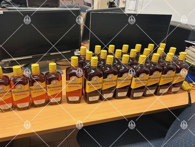 West Daly alcohol seizure. Picture: NT Police