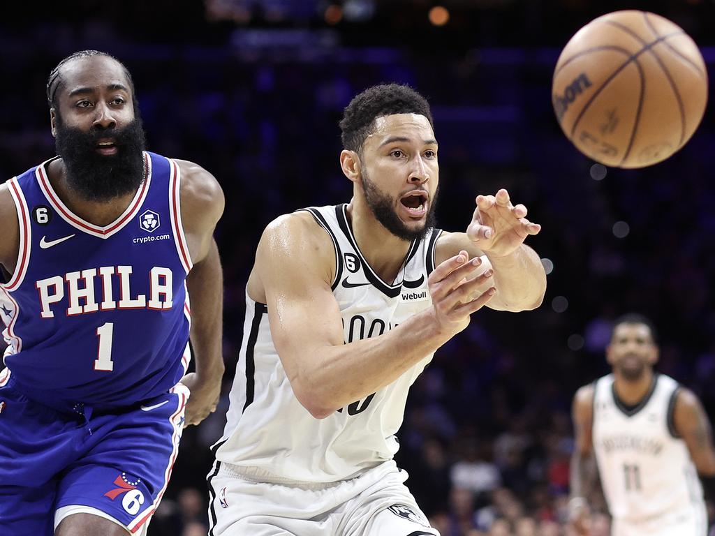 Ben Simmons is on the mend after a back injury ended his season with the Nets. Picture: Tim Nwachukwu/Getty Images