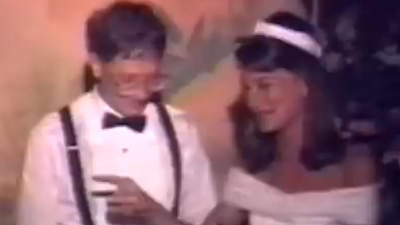 Footage from Bill and Melinda Gates wedding. Melinda posted it on her Facebook account for their 25th wedding anniversary.