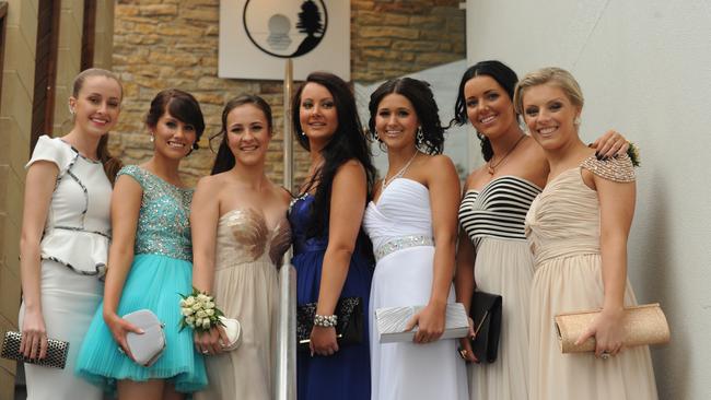 St Patrick’s College, Campbelltown year 12 students celebrating their formal in Wollongong in 2012.