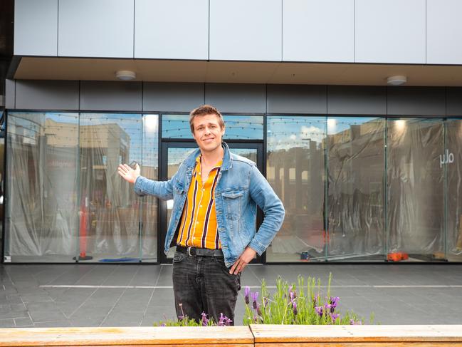 Andrew Hasler in front of Madame Clarke's in Kingston. Picture: Mireille Merlet