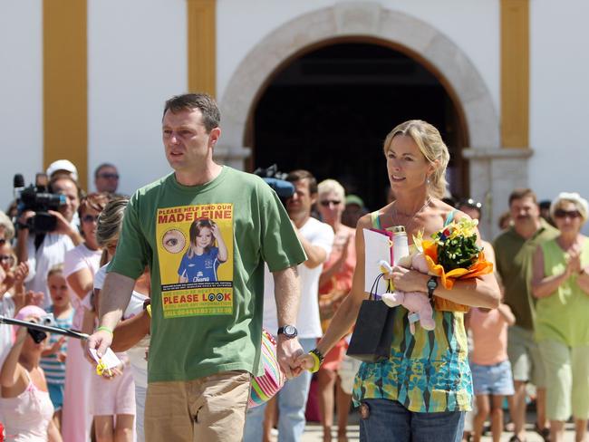 Gerry and Kate McCann. Picture: AFP