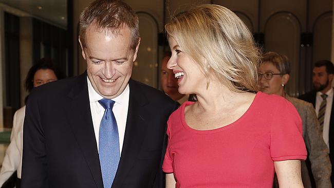 Bill and Chloe Shorten in Perth this week. Picture; /Getty Images.