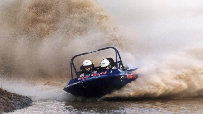 A jet boat in action ... now imagine what a jet board could do.